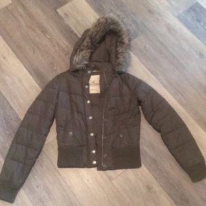 Hollister puffer jacket